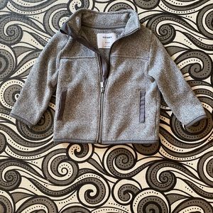 Gray Old Navy Toddler Boy Zip Up